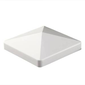 Fiberon (36-Pack) Fiberon White Bevel Post Sleeve Cap, CAP BEVEL 4 WH - NEW