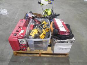 WHOLESALE PALLET LOT OF TOOLS