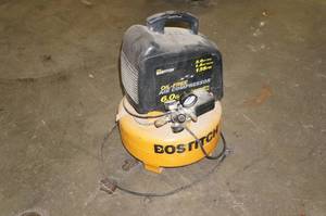lot 10 image: Bostitch 6 Gallon Pancake Air Compressor