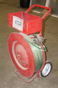 lot 22 image: Industrial Plastic Strapping Cart