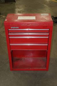 lot 38 image: Stack-On 4 Drawer Tool Box