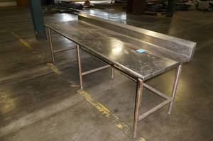 lot 42 image: Stainless Steel Table