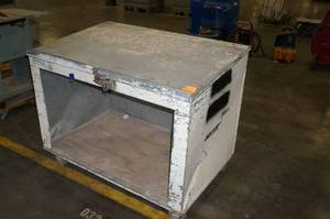 lot 37 image: Open Front Rolling Jobsite Box