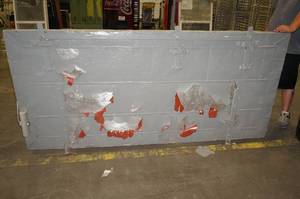lot 55 image: Large Heavy Duty Industrial Door