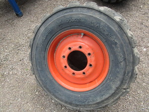 lot 8 image: (2) Used Bobcat Tires & Rims