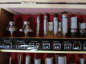 lot 57 image: Router Bit Set