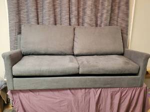Apartment Sofa with Gold Legs