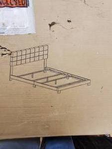 DelaneyFull size Complete Upholstered Bed