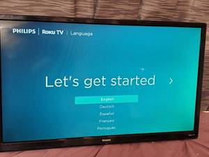 Phillips 32 TV No Remote or Legs