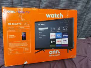 Onn Roku 24 TV No Remote, No Legs