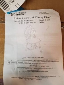 Better Homes Autum Lane 2 pk Dining Chairs