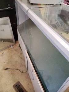 Display case and cash register
