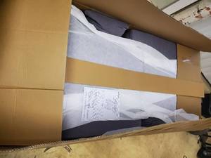 lot 36 image: BOBKONA F6581 Sectional Sofa - Gray