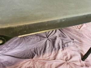 lot 52 image: Small folding table 18 tall X 40X 20 (4 Tables Total)