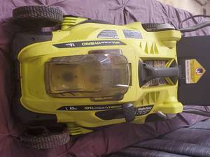 lot 61 image: Ryobi 18V Hybrid 16 lawn mower