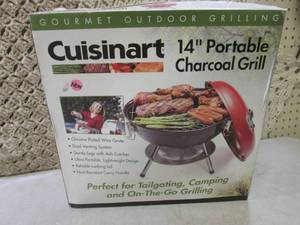 lot 19 image: 14 Portable Charcoal Grill  F-1...