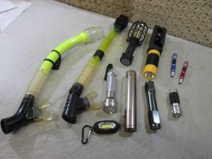 lot 23 image: Assorted Flashlights, Lights and Sn...