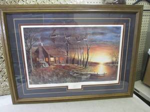 lot 27 image: Framed Signed and Numbered Jim Hans...