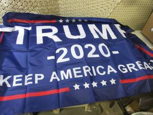 lot 29 image: 3 ft x 5 ft Trump 2020 Keep America...