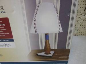 lot 50 image: Patriot Lighting Baseball Theme Tab...