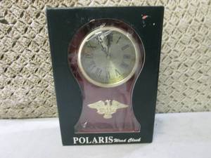lot 54 image: Polaris Wood Quartz Clock  BS...
