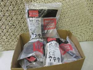 lot 66 image: Lot of 9 Toro Path Light Outdoor Li...
