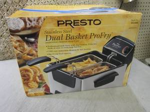 lot 124 image: Presto Stailess Steel Dual Basket P...