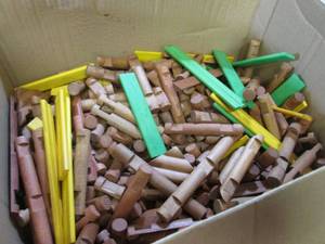 lot 149 image: Box of Building Logs  A-1...