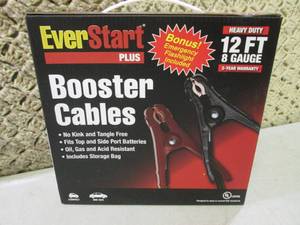 lot 154 image: EverStart Plus Heavy Duty 12 ft 8 G...