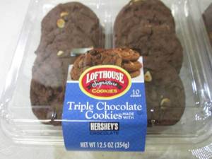 lot 181 image: 3 Packs of Triple Chocolate Cookies...