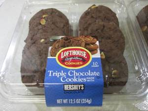 lot 182 image: 3 Packs of Triple Chocolate Cookies...