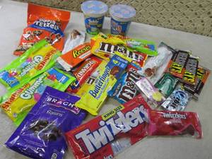 lot 203 image: Assorted Candy  C-1...
