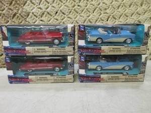 lot 209 image: 4 Diecast Cars 2 Buick Roadmaster 2...