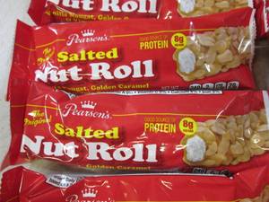 lot 256 image: 12 Salted Nut Roll Candy Bars Best ...