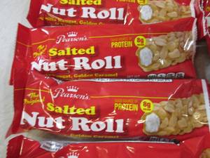 lot 257 image: 12 Salted Nut Roll Candy Bars Best ...