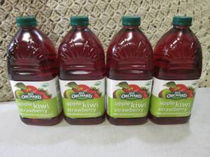 lot 280 image: 4 Bottles of Old Orchard Apple Kiwi...