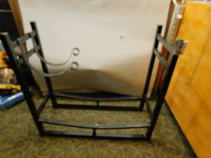 lot 22 image: Vivohome Firewood Storage Rack 3ft Log Holder