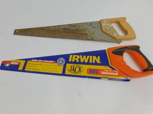 lot 76 image: Irwin Universal 880 Saw  Vintage Stanley Saw