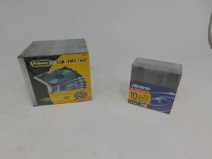 lot 121 image: New Memorex PC Formatted Computer Diskettes  New Fellows Compact Discs