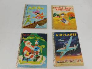 lot 146 image: 3 Vintage Walt Disneys Books  Vintage A Little Golden Book