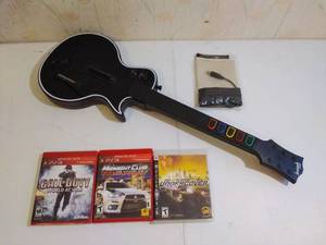 PS3 Guitar Hero Controller & Miscellaneous Games