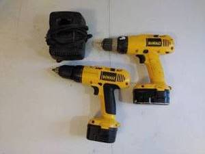 Two DeWalt Cordless Drills