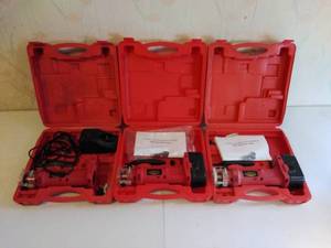 Three 18 Volt Cut Out Tools