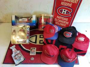 Collection of Montreal Canadiens Merchandise