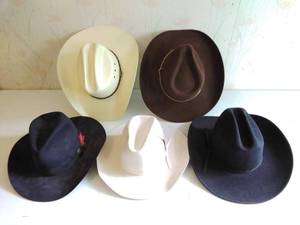 Five Cowboy Hats