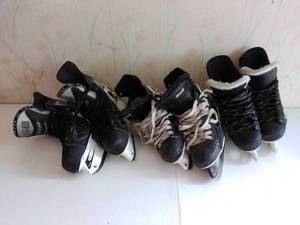 Three Pairs of Mens Ice Skates