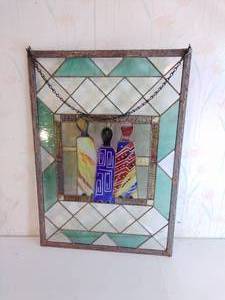 Hanging Stained Glass Panel