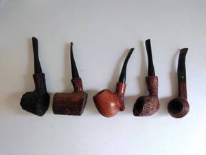 Five Tobacco Pipes