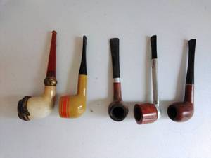 Five Tobacco Pipes