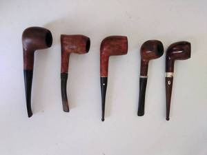Five Tobacco Pipes